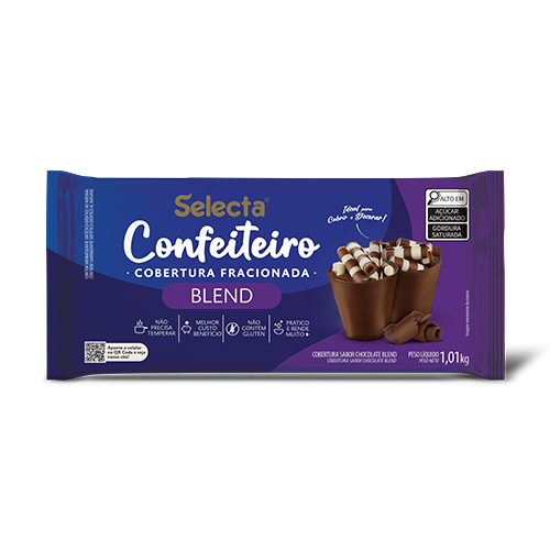 Cobertura Confeiteiro Sabor Chocolate Branco em Barra - Selecta Chocolates