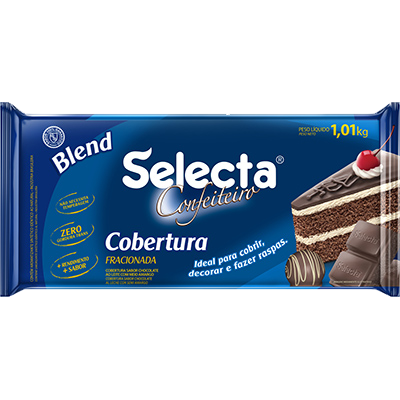 Cobertura Confeiteiro Sabor Chocolate Blend em Barra