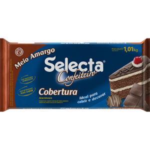 Cobertura Confeiteiro Chocolate Meio Amargo