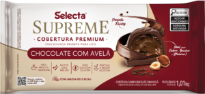 Cobertura Supreme Sabor Chocolate com Avelã em Barra